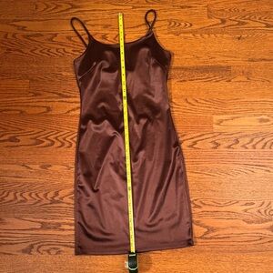 Chic Brown Slip Dress